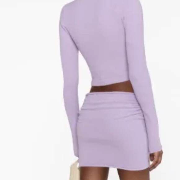 Danielle Guizio Lavender sweater skirt set NWOT - Picture 5 of 10